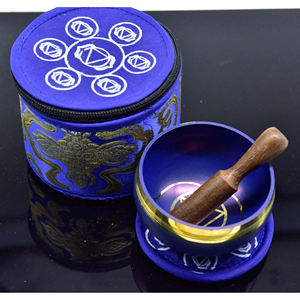 ชามร้องเพลงทิเบตทำมือ เป็นมิตรกับสิ่งแวดล้อม สำหรับการทำสมาธิ โยคะ การบำบัดด้วยเสียง การบำบัดจักระ ทำจากสแตนเลสคุณภาพสูง - Product Image 3