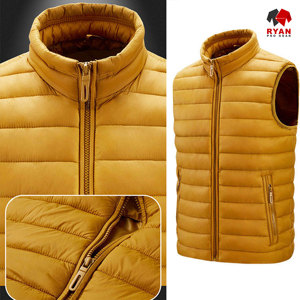 Chaleco Acolchado Personalizado Ryan Pro Gear para Hombre, Calidad Premium, Cuello Alto con Logotipo Personalizado, Diseño ODM - Product Image 1