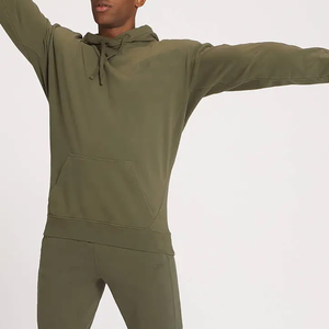 Sudadera con Capucha y Pantalones Deportivos Personalizados, Suaves, Delgados, para Hombre, Talla Grande, Tipo Manta - Product Image 2