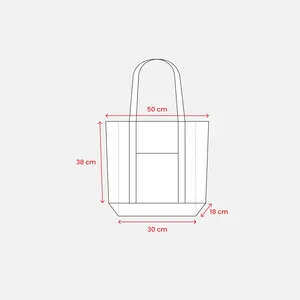 Borse Tote Personalizzate in Cotone Naturale con Soffietto, Gadget Promozionali Personalizzabili - Product Image 2