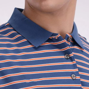 Polo informal con cuello vuelto para hombre, producto único, material de algodón 100%, hecho de polos para hombre en color sólido - Product Image 5