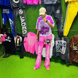 เสื้อยืดคอวีผ้าฝ้าย100% ใส่สบายสำหรับผู้ชายเสื้อครอปฟิตเนสแขนยาวแห้งเร็วและออกแบบโลโก้ได้ตามต้องการ - Product Image 1