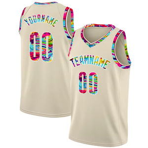 Maillot de basket-ball réversible pour adultes, personnalisable, en gros, respirant, anti-UV, imprimé, 100% polyester, grande taille, avec les Lakers - Product Image 6
