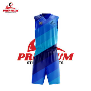 Conjunto de Jersey transpirable de poliéster de secado rápido personalizado al por mayor con diseño de pantalones cortos para uniformes de baloncesto de rendimiento - Product Image 1