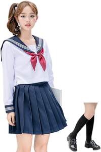 ชุดเครื่องแบบนักเรียนสำหรับฤดูร้อนกระโปรงและเสื้อเชิ้ตสำหรับเด็กผู้หญิง - Product Image 5