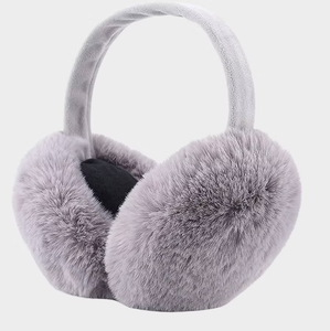 Nouvelles cache-oreilles en fourrure unie pour femmes, chaudes et confortables pour l'automne et l'hiver - Product Image 1