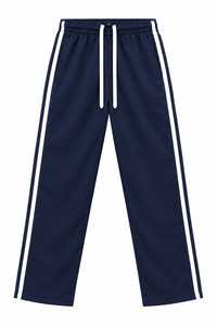 Ensemble de survêtement unisexe bleu marine imprimé léopard/drapeau, écologique, séchage rapide, coupe-vent, extensible dans quatre directions, veste de survêtement et pantalon de jogging en polyester - Product Image 4