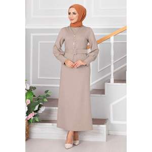 Suzanne Cinturón Hijab Vestido Piedra - Product Image 3