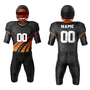 Custom Made Plus Size American Football Jersey Pant Set High Quality 100% Polyester Breathable Anti-Bacterial Quick Dry Anti-UV - Product Image 3