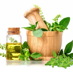 Good Scented 100% Pure Customized Aromatic Fragrance Oil Suppliers Perfume Making Basil Essential Oil Long Lasting