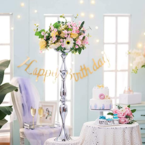 AK Laiton Premium Métal Trompette Fleur Vase Argent Fini Unique Intérieur Vase Pour Le Désherbage Intérieur Décor/Hôtel Décor - Product Image 4