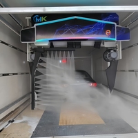 Máquina de Lavado de Autos Eléctrica de Alta Presión 360° Sin Contacto, Automática, de Acero Inoxidable, Venta Directa de Fábrica de la Marca HK