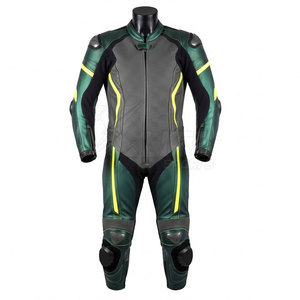 Traje de Cuero Profesional para Motociclismo con Características de Seguridad para Pistas y Eventos de Carreras de Motos, Tallas Grandes Disponibles - Product Image 6