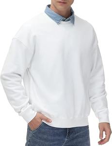 เสื้อฮู้ดดี้ผู้ชายคุณภาพสูง ผ้าฝ้าย 100% สำหรับฤดูหนาว แบบมีซับในขนแกะ สั่งทำได้ ทรงโอเวอร์ไซส์ แห้งเร็ว ระบายอากาศดี สไตล์ฮิปฮอปแนวสตรีท - Product Image 1