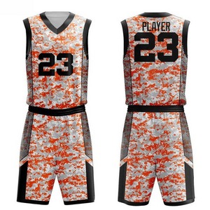 Nouveaux maillots de basket-ball personnalisés, ensemble de vêtements de sport, respirant, séchage rapide, manches courtes, ensembles d'uniformes de basket-ball à vendre - Product Image 4