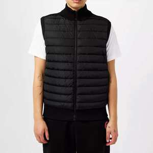 Chaleco Acolchado de Lona Resistente para Hombre, Venta al Por Mayor, Ajuste Flexible, Ropa Casual de Calle, Cálido, Impermeable, Transpirable, con Logotipo Personalizado - Product Image 6