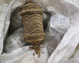 Sac à main en métal artisanal Craftstages International pour les mariages et les soirées de gala - Product Image 3