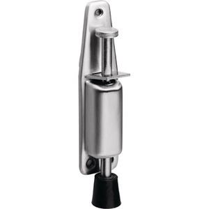 INTERSTEEL 0035.4440 Stainless Steel Matt Door Stop <b>28mm</b> Stroke Height Door Mounting Assistive Device - Product Image 1