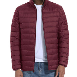 Chaqueta Acolchada con Cremallera Delantera para Hombre, Ropa de Invierno, Estilo Casual, Chaqueta Ligera para Hombre, Chaqueta Acolchada de Longitud Regular - Product Image 2
