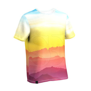 Nouveau T-shirt à sublimation à la mode pour hommes doux et confortable doté de caractéristiques légères à séchage rapide Design imprimé à manches courtes - Product Image 3