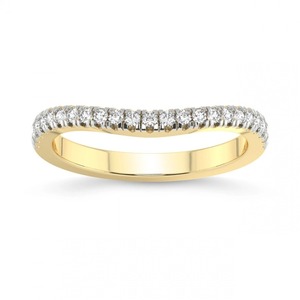 แหวนเพชรทรงโค้งมนเพชรเลี้ยงในห้องปฏิบัติการ 0.25 กะรัต น้ำหนักรวม 14K ทองคำแท้ สี FG ความสะอาดระดับ VS 19 เพชร สำหรับสวมใส่ทุกวัน เพชรแท้ - Product Image 2