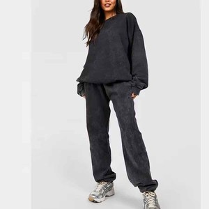 Survêtement décontracté imprimé tendance pour homme, effet délavé, respirant, 100 % coton, confortable, tissu léger et doux, idéal pour l'hiver - Product Image 3