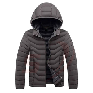 Custom Men's Winter <b>Jackets</b> Casual Windproof <b>Waterproof</b> Puffer <b>Jacket</b> with Hood <b>Warm</b> Outerwear Made in Pakistan OEM Available - Product Image 4
