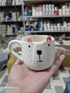 Lindo Oso Polar Taza de cerámica 3D Animal Café y taza de té Taza de diseño de oso de dibujos animados para niños y adultos - Product Image 2