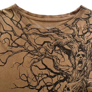 Camiseta Insane Y2K Negra Xzavier Estilo Grunge Oscuro, Camiseta Estilo Grunge Cibernético Y2K - Product Image 2