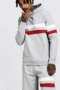 Cotton Baggy Fleece <b>Oversized</b> Hoodie <b>Jogger</b> Set Tracksuit for Men Polyester Tracksuits Customized Men Sets 100% Cotton Fleece - Product Image 4