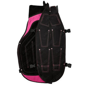 Meilleure vente tablier de forgeron en cuir chape en toile ceinture réglable avec boucle soutien du dos ceinture en mousse double sangles de jambe doublure en maille - Product Image 5