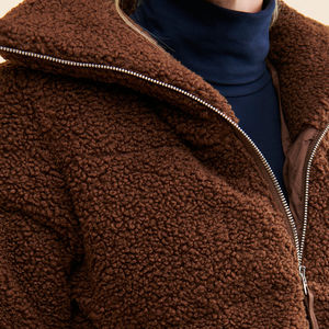 Nuevo Diseño, Venta al por Mayor, Chaqueta de Invierno para Mujer, Chaqueta Acolchada de Sherpa Personalizada, Impermeable, Transpirable, Cortavientos, de Algodón de Fábrica - Product Image 6