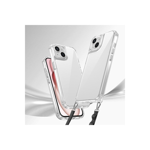 Étui en silicone liquide premium avec sangle détachable pour iPhone 15 11 Pro Plus - Housse de protection transparente à clipser - Product Image 2