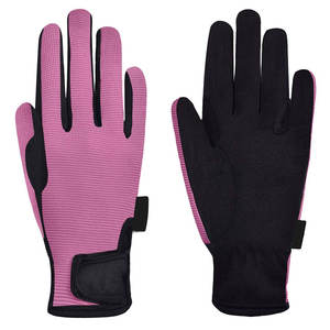 Cuero ligero dedo completo correa de muñeca ajustable Unisex guantes de montar antideslizantes cómodos invierno al aire libre equitación - Product Image 1