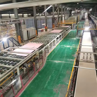 Ligne de production de plaques de plâtre cartonnées, machine de formage de plaques de plâtre, usine de traitement, pompe PLC, roulement automatique
