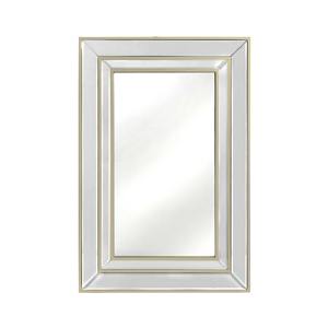 Miroir mural rond en métal doré exquis ajoutant une élégance royale de luxe et une touche artistique moderne aux intérieurs contemporains - Product Image 5