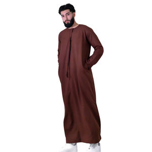Vêtements de style arabe islamique, thobe de style qatari, pour adultes et garçons, coton musulman fabriqué au Koweït, jubba pour adultes et garçons, faible MOQ - Product Image 2
