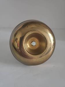 Designer Nautical Brass <b>Ashtray</b> with Clock-Unique and Chic Modern Design Handmade Portable Round - Product Image 3