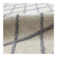 Laine texturée naturelle Couleurs neutres douces Échantillons nordiques Boho disponibles Tapis fait main Tapis Expédition d'usine Tapis de sol dans le monde entier