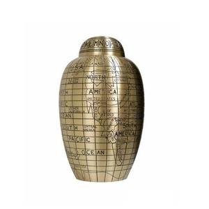 Precios directos de fábrica Urnas de latón con acabado dorado y diseño moderno a la venta por fabricante indio - Product Image 1