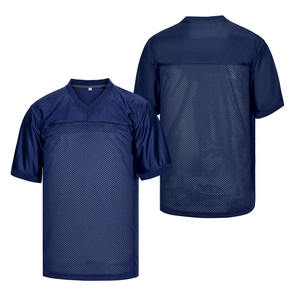 Streetwear personnalisé maillot de football américain tendance avec logo brodé, maille, maillot de football américain rétro court - Product Image 6