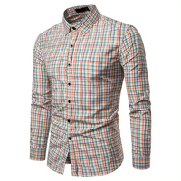 Chemise habillée personnalisée pour homme, imprimée, à double boutonnage, col mandarin, manches longues, 100 % polyester, fabricant OEM ODM, vente en gros en vrac