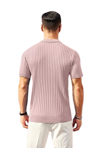 Camisas de Golf con cremallera personalizadas de alta calidad para hombre, manga corta, cuello transpirable, cuello bordado, antiarrugas, informales para polos - Product Image 4