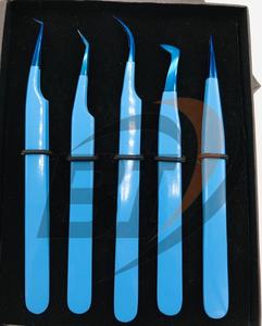 แหนบต่อขนตาสแตนเลสปลายแหลมแข็งปรับแต่งฉลากส่วนตัวได้ - Product Image 3