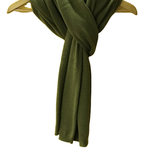 Chal de Cachemira con Diseño de Canalé, Suave y Cálido para Invierno, Pashmina Elegante para Mujer, Bufanda de Color Sólido de 2 Capas con Patrones de Puntos/Rombo - Product Image 1