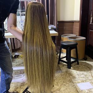 Vente en gros Perruques cheveux européens devant en dentelle doux et transparents os droit Vietnam cheveux humains bruts vendeurs de haute qualité - Product Image 1