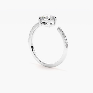 1 Ct Solitaire Lab Grown Ring in Yellow, Rose, and White Gold Available in 10k, 14K and in 18k Gold. - Product Image 2