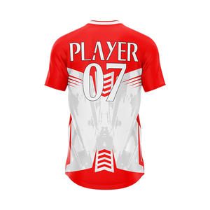Camisetas de Fútbol Personalizadas Sublimadas para Hombre, 100% Poliéster, 180 g/m², Transpirables, Ecológicas, Antibacterianas, de Secado Rápido - Product Image 2