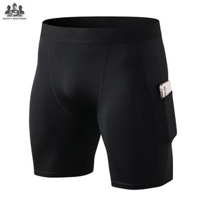 Compression Base <b>Layer</b> Shorts for Men | Elastic Waist <b>Mid</b>-Rise Sporty Gym Training Shorts | Quick Dry & Breathable OEM Factory - Product Image 1