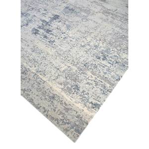 พรมขนสัตว์สีเทาดำลายเอนโทรปี ทอมือ สำหรับตกแต่งบ้าน ห้องนั่งเล่น ห้องนอน พรมปูพื้นทรงสี่เหลี่ยมผืนผ้าขนาด 10 มม. ทำจากปอกระเจา สำหรับใช้ในห้องโถง-Aiwt-3007 - Product Image 2